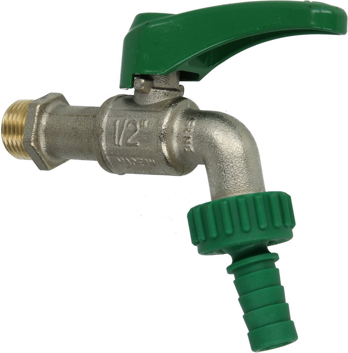 Water kogelkraan tapkraan 1/2" met draaibare uitloop 3/4"