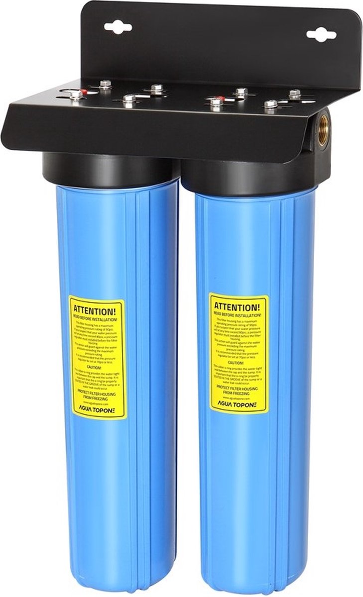 Waterfilter met 2 x 20 inch PP/CTO filter