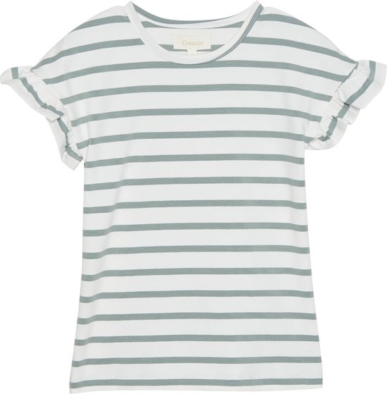 Creamie Filles T-shirt à manches courtes Stripes Lily Pad - 146