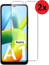 Geschikt voor Xiaomi Redmi A1/ A2 Screenprotector - Redmi A1+/ A2+/ Poco C50 Screen Protector Tempered Beschermglas 2x
