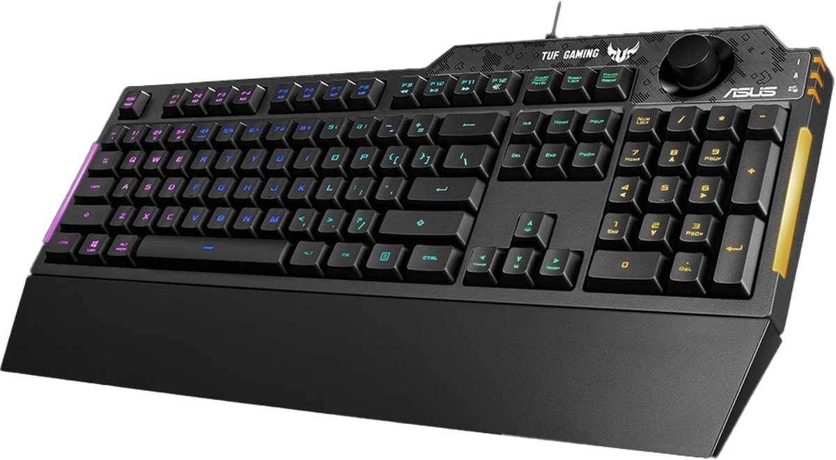 ASUS TUF Gaming K1 - Toetsenbord - QWERTY - Zwart - RGB