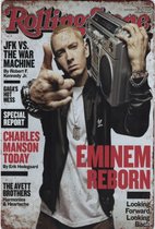 Wandbord Artiesten - Eminem Reborn