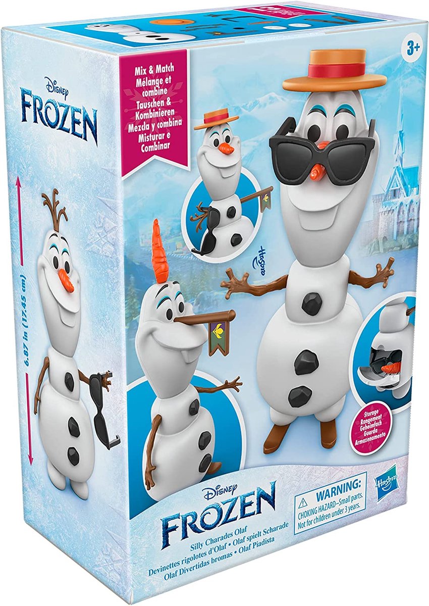 Inspectie dubbellaag boekje Frozen sneeuwpop Olaf maken - Inclusief accessoires - Voor kinderen |  bol.com