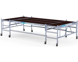 Stukadoors werkplatform laag 190x400 3m werkhoogte