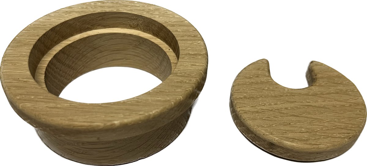 MOJOTIC 4 stuks kabeldoorvoer voor bureau, 60 mm