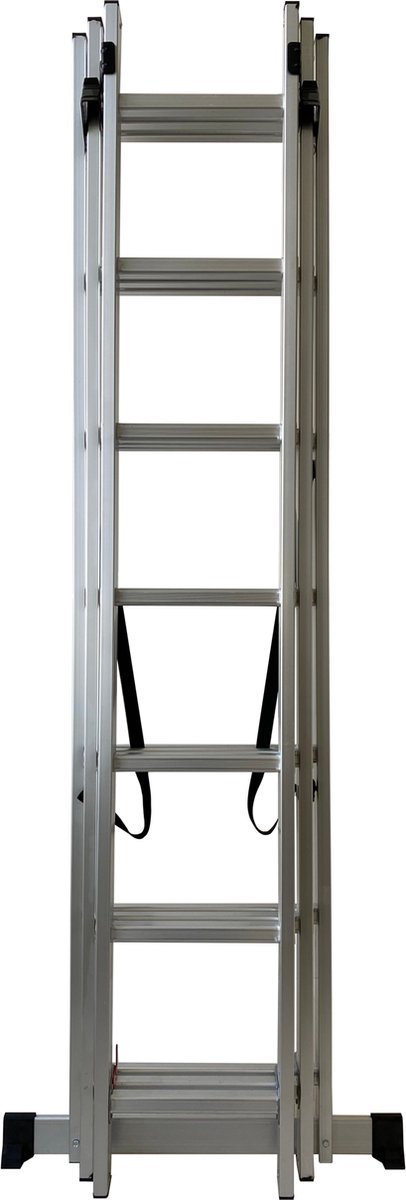 Eurostairs Home reform ladder driedelig recht 3x13 sporten