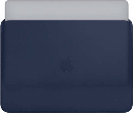Apple Leather Sleeve MacBook Pro 13 inch (2016 - 2022) Midnight Blue - Apple