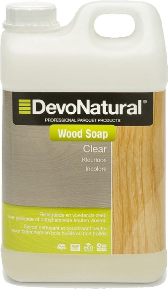 Devonatural parketzeep wit 2 l