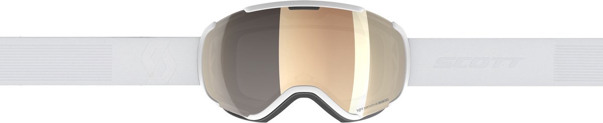 Scott Faze II LS skibril - fotochroom (meekleurend) S1-3 - wit
