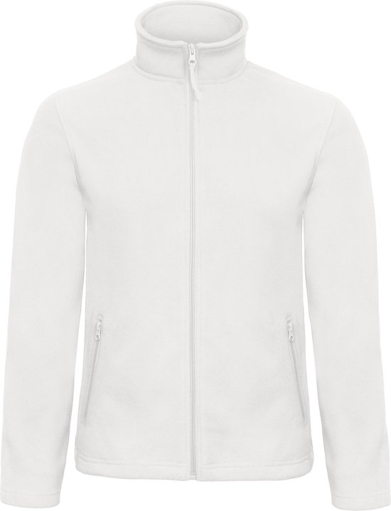 Fleecevest 'ID.501 Micro Fleece Full Zip' Maat S Wit