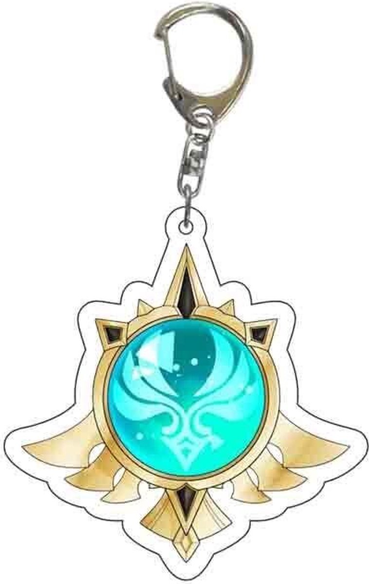 Genshin Impact - Anemo - Vision - Sleutelhanger/Keychain - Anime Merchandise - Figure - Manga
