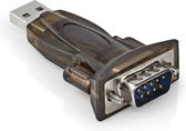 USB naar serieel adapter - 2.0 - HighSpeed - Zwart - Allteq