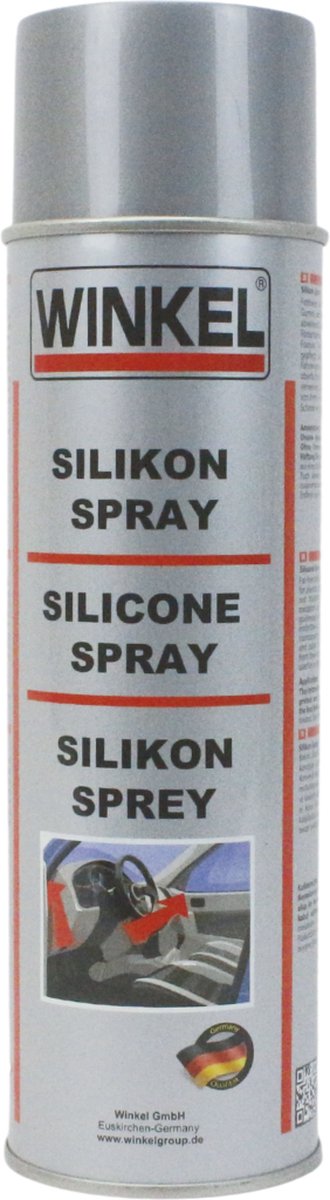 Winkel - Siliconenspray – 500 ml – Smeermiddel en Bescherming – Vocht- en Vuilafstotend – Voor Metaal, Kunststof en Rubber