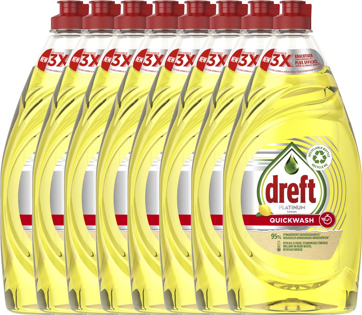 Liquide vaisselle Dreft Citron Platinium Quickwash 780ml sur