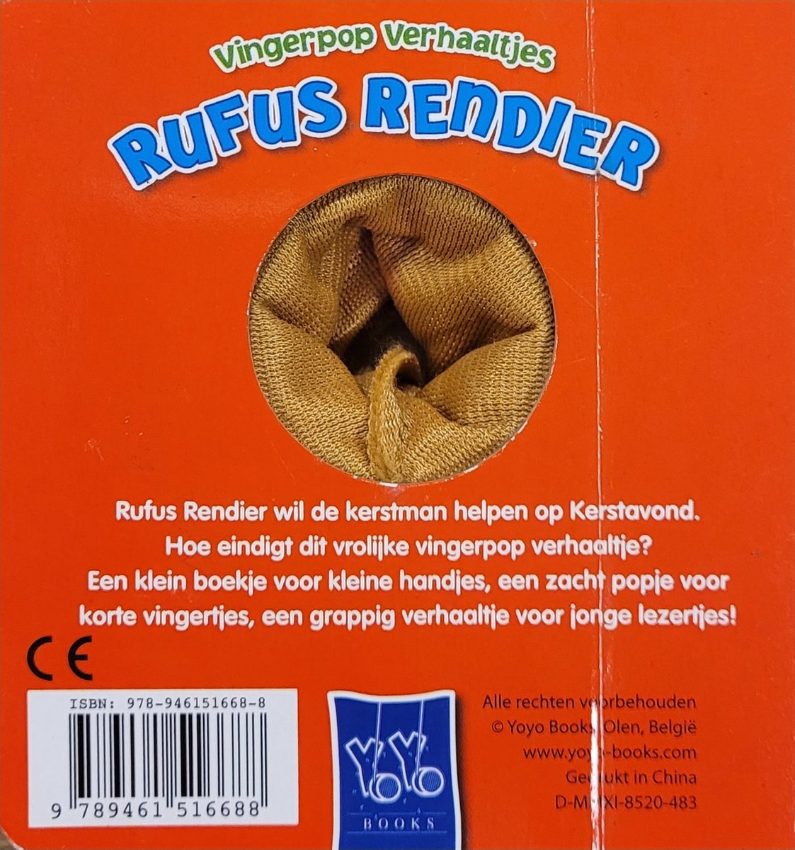 Vingerpopboekje De rendieren van de kerstman 9789461516688 Boeken Vingerpopboekje De rendieren van de kerstman 9789461516688 Boeken