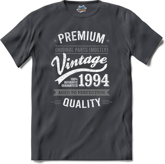 Vintage Legend Sinds 1994 - verjaardag en feest cadeau - Kado tip - T-Shirt - Unisex - Mouse Grey