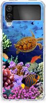 Foto hoesje Geschikt voor Samsung Galaxy Z Flip 4 Telefoon Hoesje Vissen