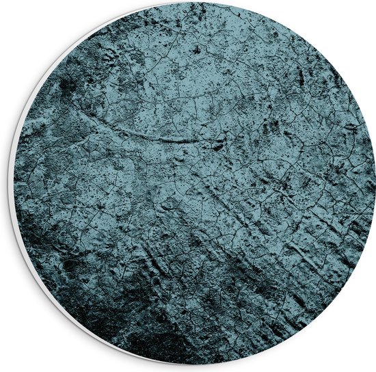 PVC Schuimplaat Muurcirkel - Textuur in Rots - 20x20 cm Foto op Muurcirkel (met ophangsysteem)