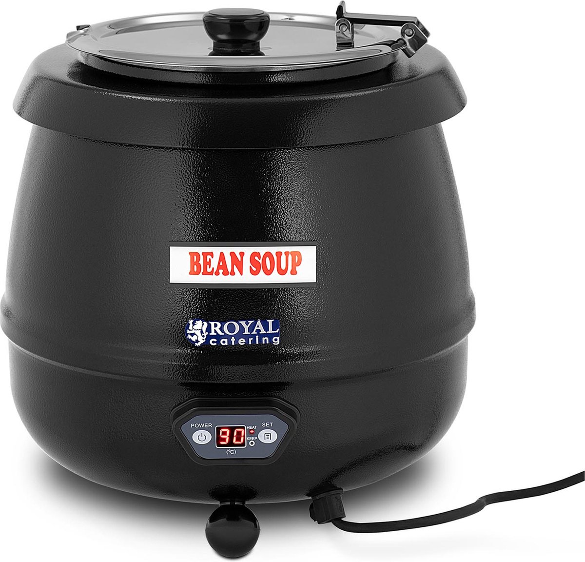 Royal Catering Soepketel - 10 liter - digitaal