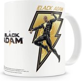 DC Comics Black Adam Mok/beker Lightning Logo Wit
