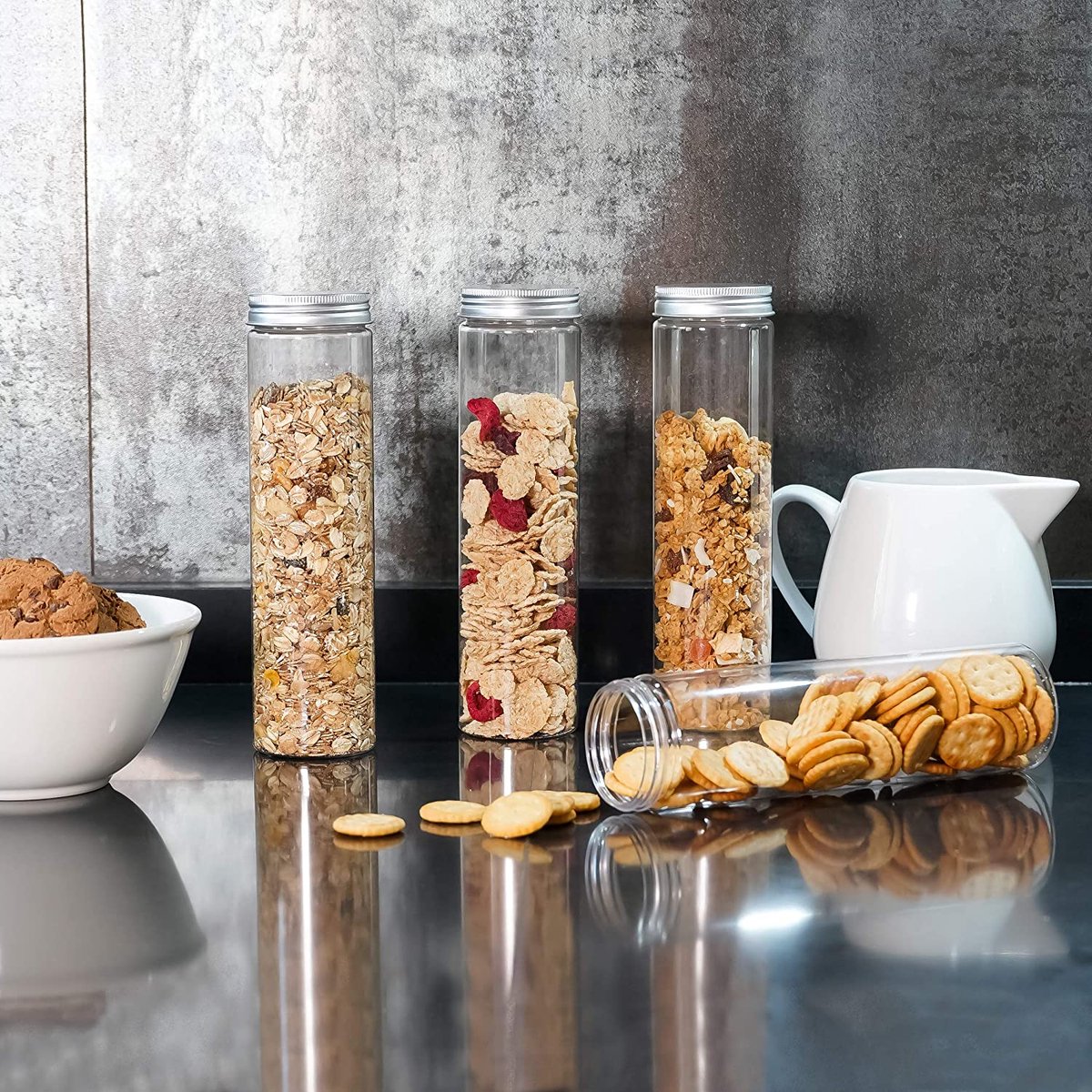 Set De 12 Bocaux De Conservation BODUM CANTEEN - 4x1L, 2x1.2L, 4x0.5L, 2x2.6L (sans BPA)