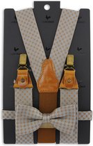 Sir Redman - bretels combi pack - Modern Gentleman hazel - hazelnootbruin / beige / lichtblauw