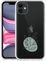 Geschikt voor Apple iPhone 11 Hoesje Twijg - Designed by Cazy