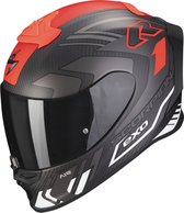 Scorpion Exo-R1 Evo Carbon Air Supra Matt Black-Silver-White S - Maat S - Helm