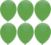 Haza Ballonnen verjaardag/thema feest - 200x stuks - groen - 29 cm