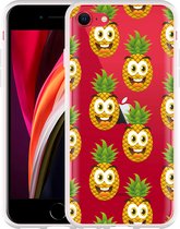 iPhone SE 2020 Hoesje Happy Ananas - Designed by Cazy