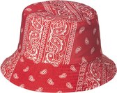 bandana/boerenzakdoek buckethead/hoed rood