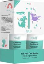 Naïf Voedende Shampoo en Conditioner - Kids - 2x 100ml - Voordeelverpakking - met Natuurlijke Ingrediënten