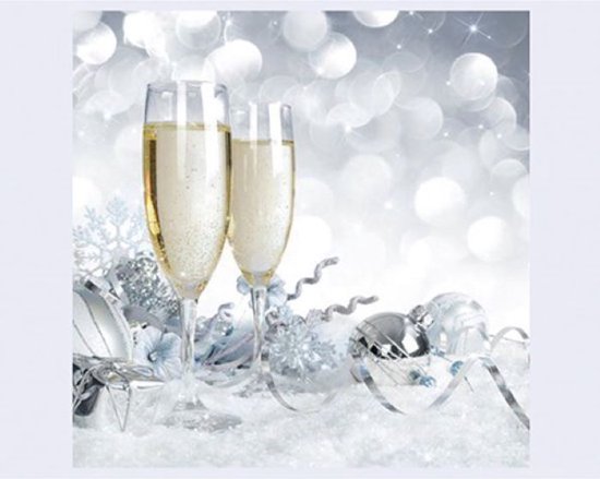 Servetten - Papier Servetten feestdagen - 20 Stuks - 3-laags - 33x33cm - 2 Pakken van 20 stuks