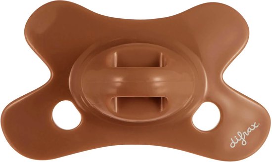 Difrax Fopspeen - Natural - 0/6 maanden - Siliconen - Bruin - 1 stuk van Difrax — afbeelding 5