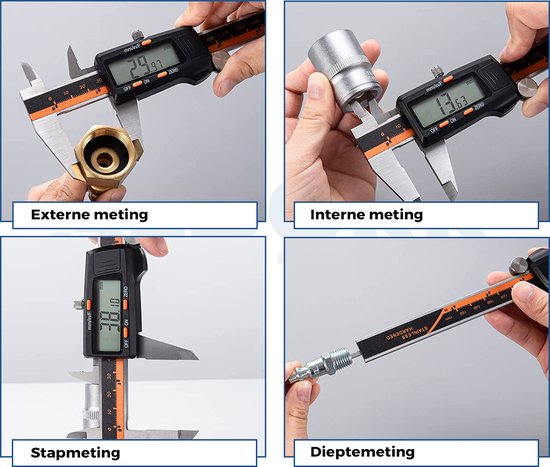 Professionnel Pied à Coulisse Acier Inoxydable Caliper de 150mm