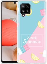 Hoesje Geschikt voor Samsung Galaxy A42 Sweet Summer