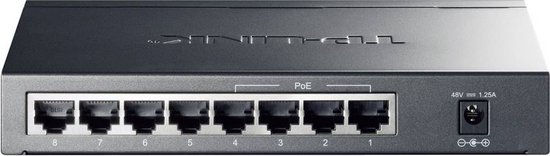 TP-Link TL-SG1008P - Netwerk Switch - Unmanaged - PoE - 8-poorts