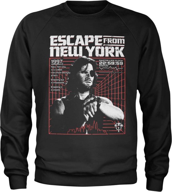 Escape From New York Sweater/trui -XL- Escape From N.Y. 1997 Zwart