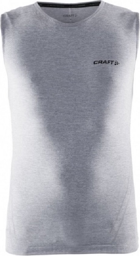 Craft - Mouwloos Thermoshirt - Heren - Grijs - Maat XXL