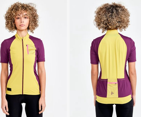 Craft - Adv Offroad SS Jersey - Jaune - Femme - Taille M
