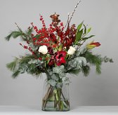 FLYN Flowers - Bloemen - Kerstboeket - Kerstversiering voor binnen