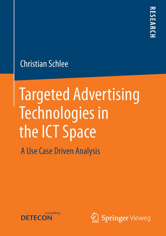 Targeted Advertising Technologies in the ICT Space - cover