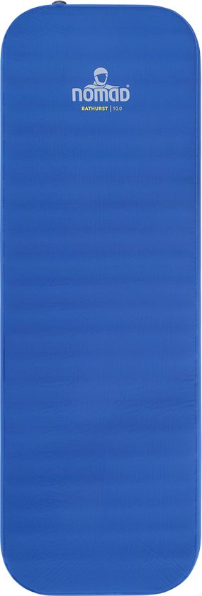 NOMAD Bathurst 10.0 Slaapmat | 198 x 68 | 10 cm dikte | Blauw | Zelfopblaasbaar | Comfort kamperen
