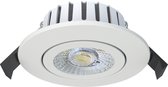 Ledvion LED Inbouwspot, Wit, 7W, IP65, CCT, COB, Ø90mm, Dimbaar, Eenvoudige Installatie, 5 Jaar Garantie, Badkamer Inbouwspots, Dimbare LED Lamp