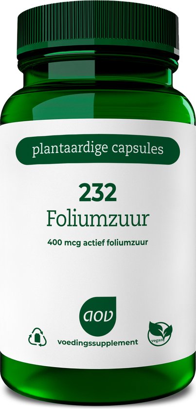 AOV 230 Foliumzuur 400 mcg Voedingssupplementen - 60 capsules