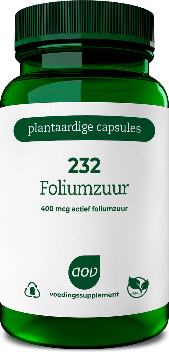 Goedkoopste AOV 232 Foliumzuur 400 mcg Voedingssupplementen - 60 capsules