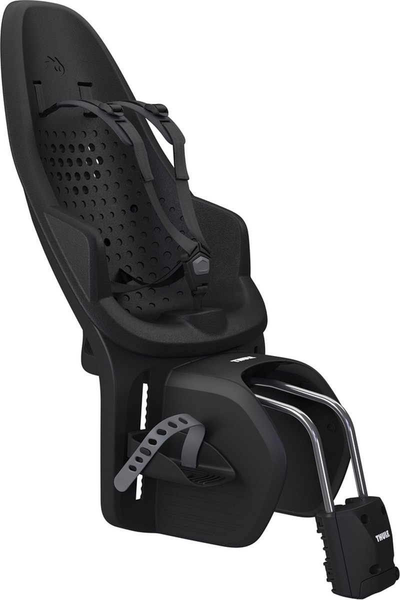 Thule Yepp 2 Maxi - fietsstoeltje - achterzitje - Frame montage - Midnight Black