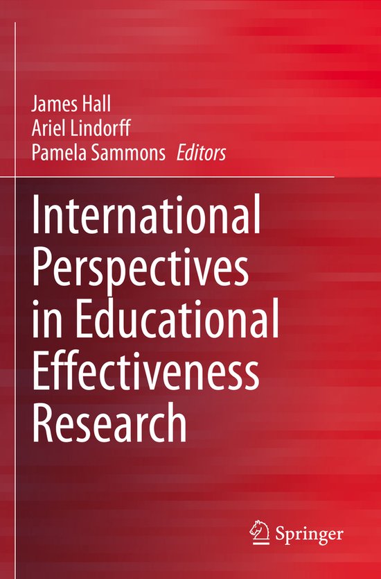 International Perspectives in Educational Effectiveness Rese ... - cover