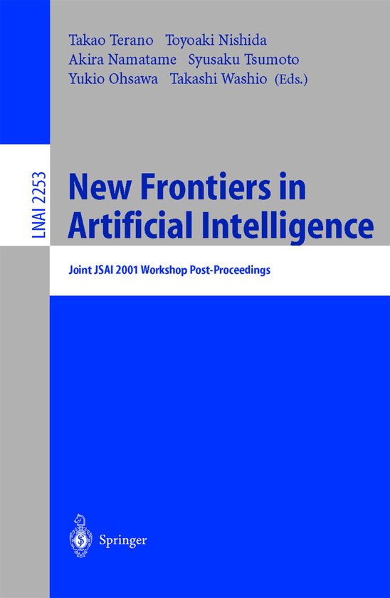 New Frontiers in Artificial Intelligence - cover