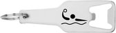 Akyol - waterpolo flesopener - Watersport - beste speler - gegraveerde sleutelhanger - waterpolo accessoires - cadeau - gepersonaliseerd - watersport - sport - sleutelhanger met naam - 105 x 25mm